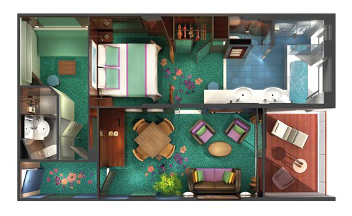 Сьют "The Haven 2-Bedroom Family Villa with Balcony"