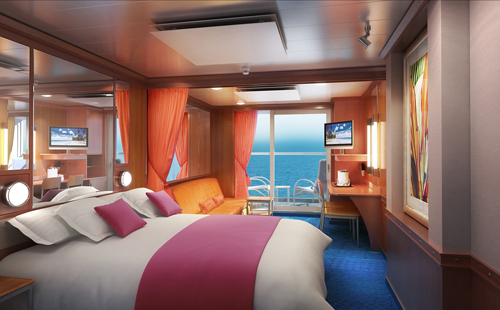 Мини-сьют "Mid-Ship Mini-Suite with Balcony"