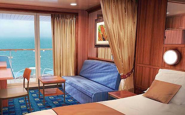 Міні-сьют "Mid-Ship Mini-Suite with Balcony"