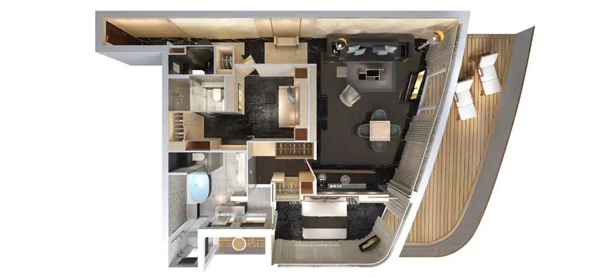 Сьют "The Haven Deluxe Owner`s Suite with Large Balcony"